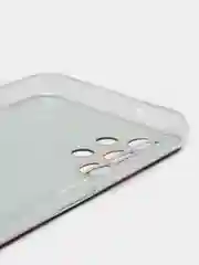 Красный силиконовый чехол на Samsung Galaxy A13 4G / Самсунг А13 4G прозрачный, с рисунком