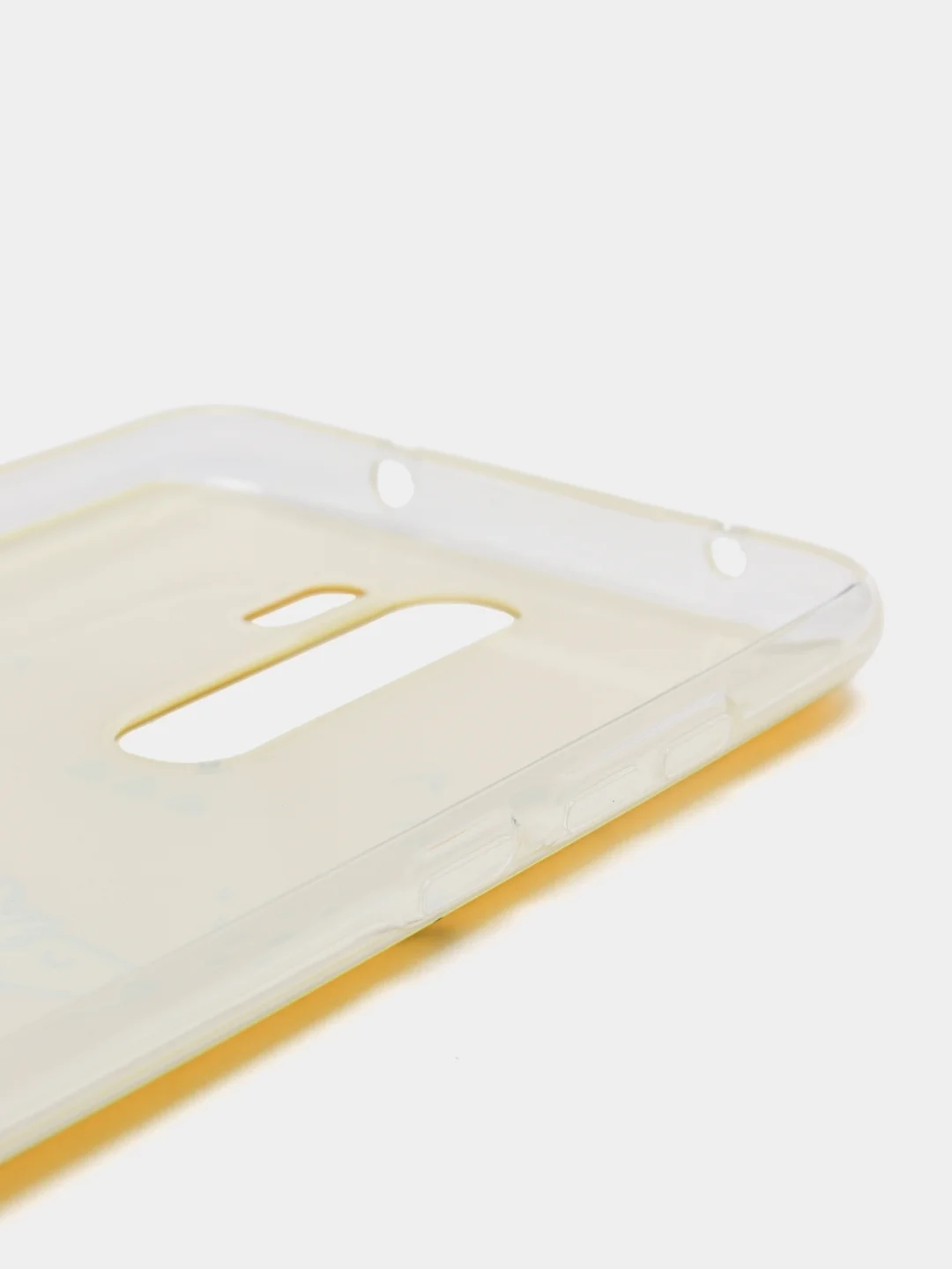 Горчичный силиконовый чехол на Xiaomi Redmi Note 8 Pro / Сяоми Редми Нот 8 Про прозрачный с рисунком