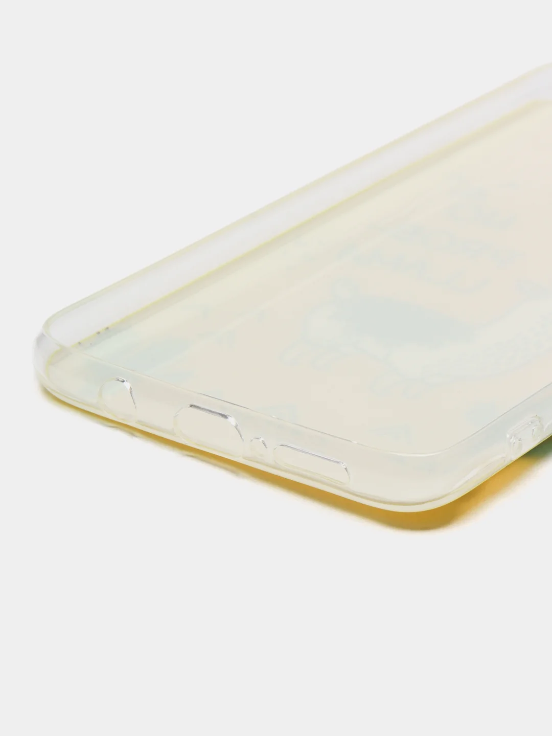Горчичный силиконовый чехол на Xiaomi Redmi Note 8 Pro / Сяоми Редми Нот 8 Про прозрачный с рисунком