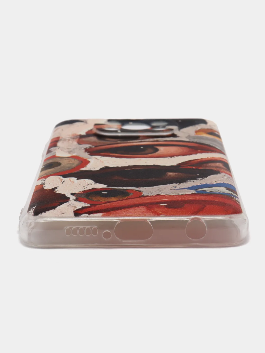 Кремовый силиконовый чехол на Xiaomi Poco X3/X3 Pro / Сяоми Poco X3/Х3 Про прозрачный, с рисунком