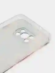 Кремовый силиконовый чехол на Xiaomi Poco X3/X3 Pro / Сяоми Poco X3/Х3 Про прозрачный, с рисунком
