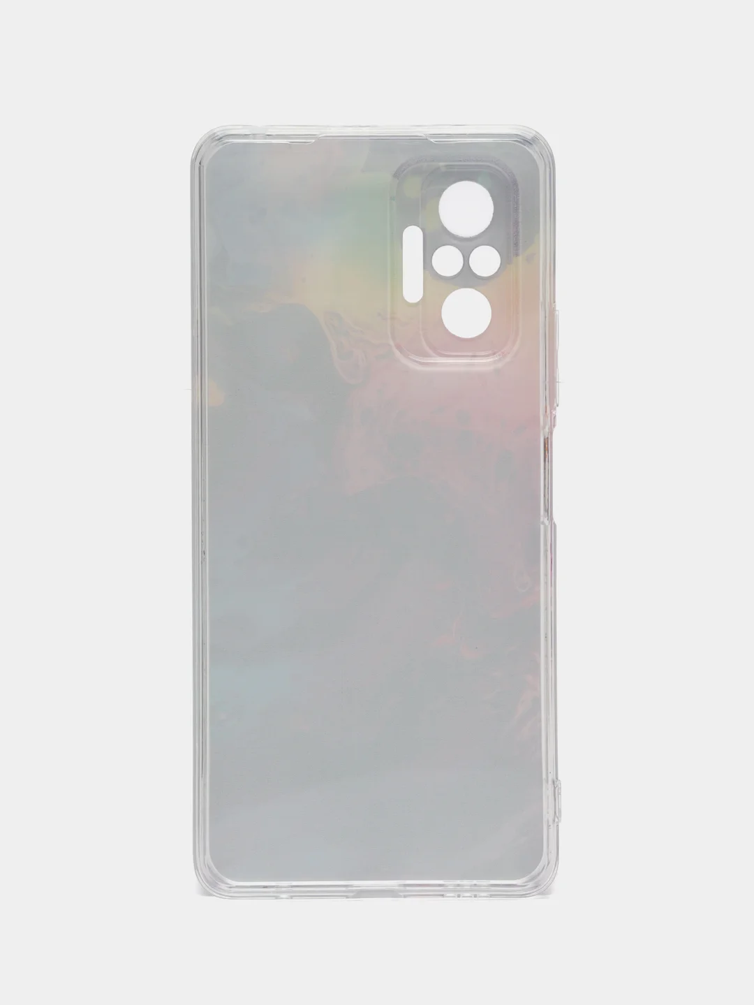 Пурпурный чехол на Xiaomi Redmi Note 10 Pro / Сяоми Редми Нот 10 Про прозрачный, с рисунком