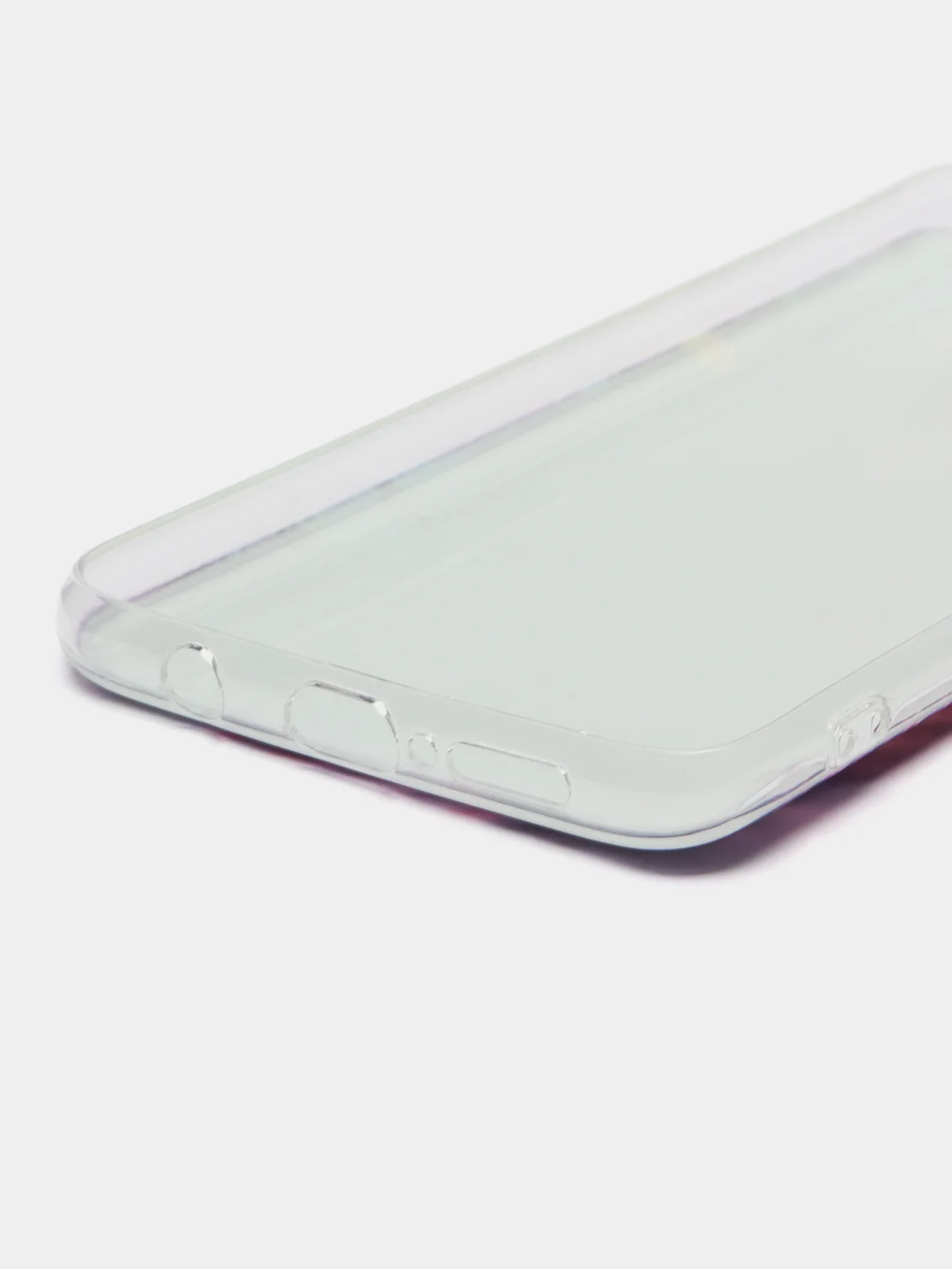 Пурпурный силиконовый чехол на Xiaomi Redmi Note 8 Pro / Сяоми Редми Нот 8 Про прозрачный с рисунком