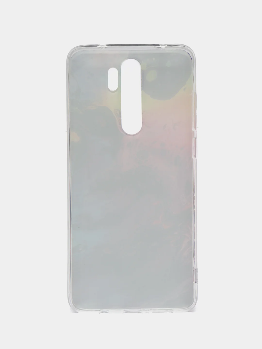 Пурпурный силиконовый чехол на Xiaomi Redmi Note 8 Pro / Сяоми Редми Нот 8 Про прозрачный с рисунком