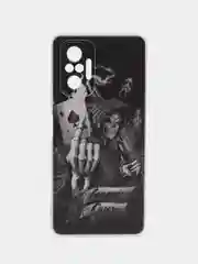 Оливковый чехол на Xiaomi Redmi Note 10 Pro / Сяоми Редми Нот 10 Про прозрачный, с рисунком