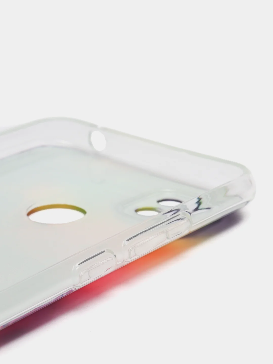 Пурпурный силиконовый чехол на Xiaomi Redmi 9C / Сяоми Редми 9С прозрачный с рисунком, защита камеры