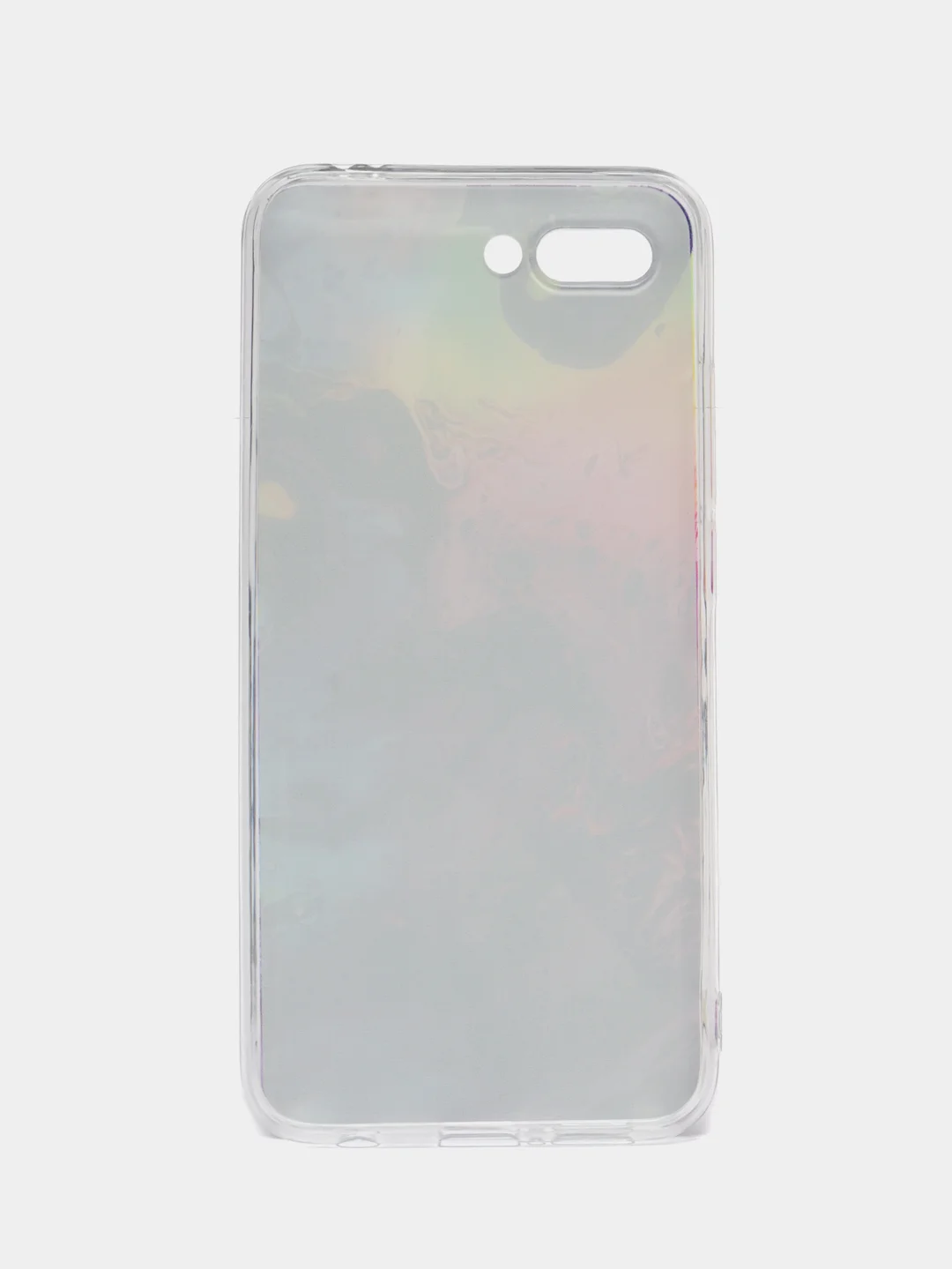 Пурпурный силиконовый чехол на Honor 10 / Хонор 10 прозрачный, с рисунком, защита камеры