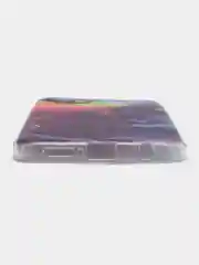 Пурпурный силиконовый чехол на Honor 10 / Хонор 10 прозрачный, с рисунком, защита камеры