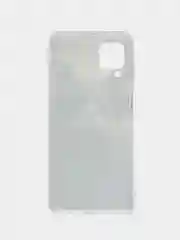 Синий меланж чехол на Samsung Galaxy A12/M12 / Самсунг А12/М12 прозрачный, с рисунком, защита камеры