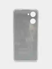 Оливковый силиконовый чехол на Realme 10 4G / Реалми 10 4G прозрачный, с рисунком, защита камеры