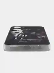 Оливковый силиконовый чехол на Realme 10 4G / Реалми 10 4G прозрачный, с рисунком, защита камеры