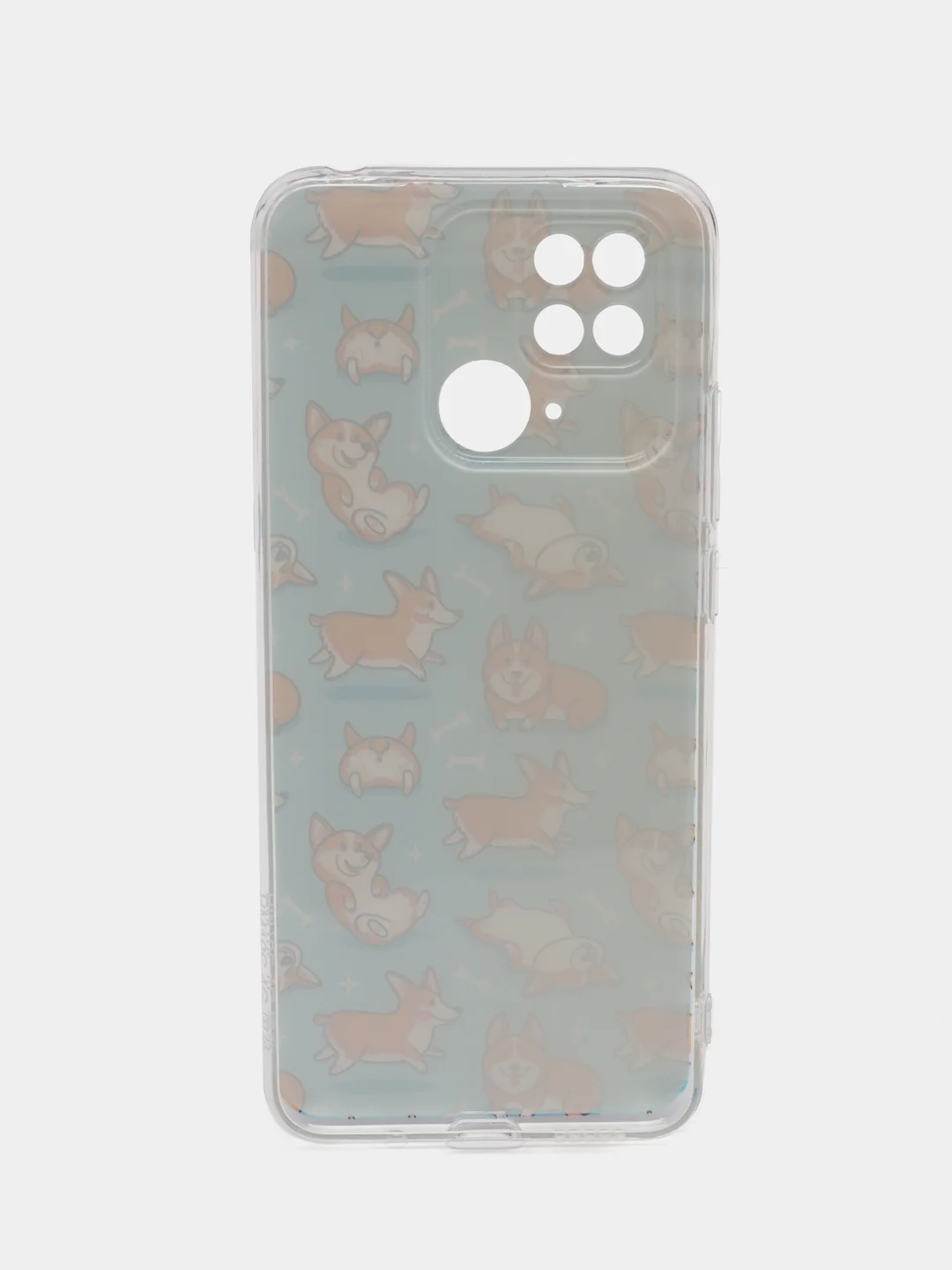 Светло-оранжевый чехол на Xiaomi Redmi 10C / Сяоми Редми 10С прозрачный, с рисунком, защита камеры