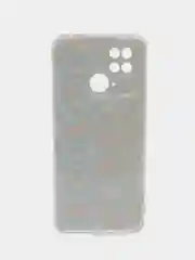 Светло-оранжевый чехол на Xiaomi Redmi 10C / Сяоми Редми 10С прозрачный, с рисунком, защита камеры