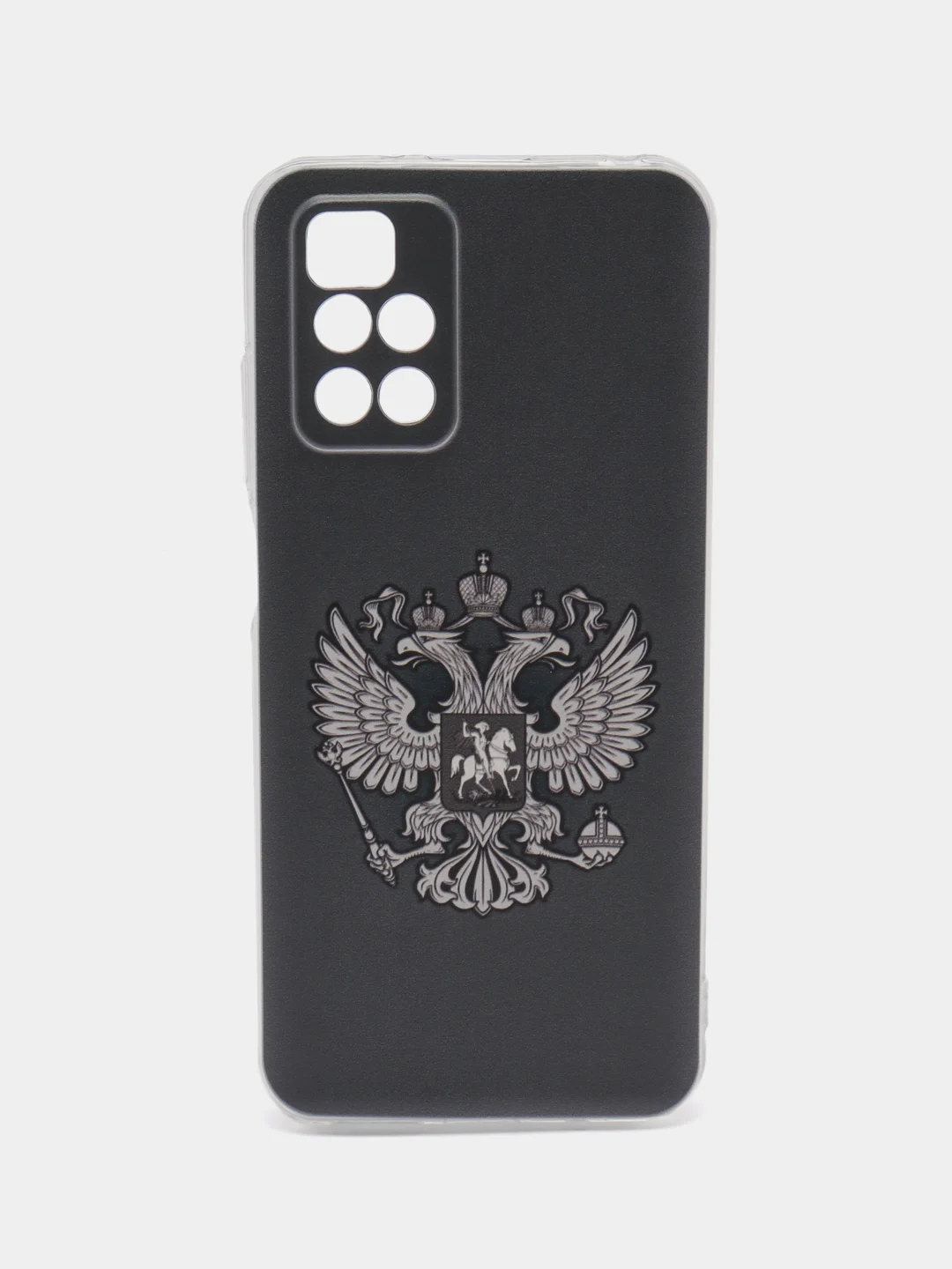 Приглушённый хаки силиконовый чехол на Xiaomi Redmi 10 / Сяоми Редми 10 прозрачный с рисунком, защита камеры