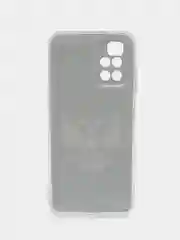 Приглушённый хаки силиконовый чехол на Xiaomi Redmi 10 / Сяоми Редми 10 прозрачный с рисунком, защита камеры