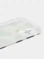 Золотистый хаки силиконовый чехол на Honor X8 / Хонор Х8 прозрачный, с рисунком, защита камеры