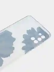 Лазурный силиконовый чехол на Samsung Galaxy A31 / Самсунг А31 прозрачный с рисунком, защита камеры