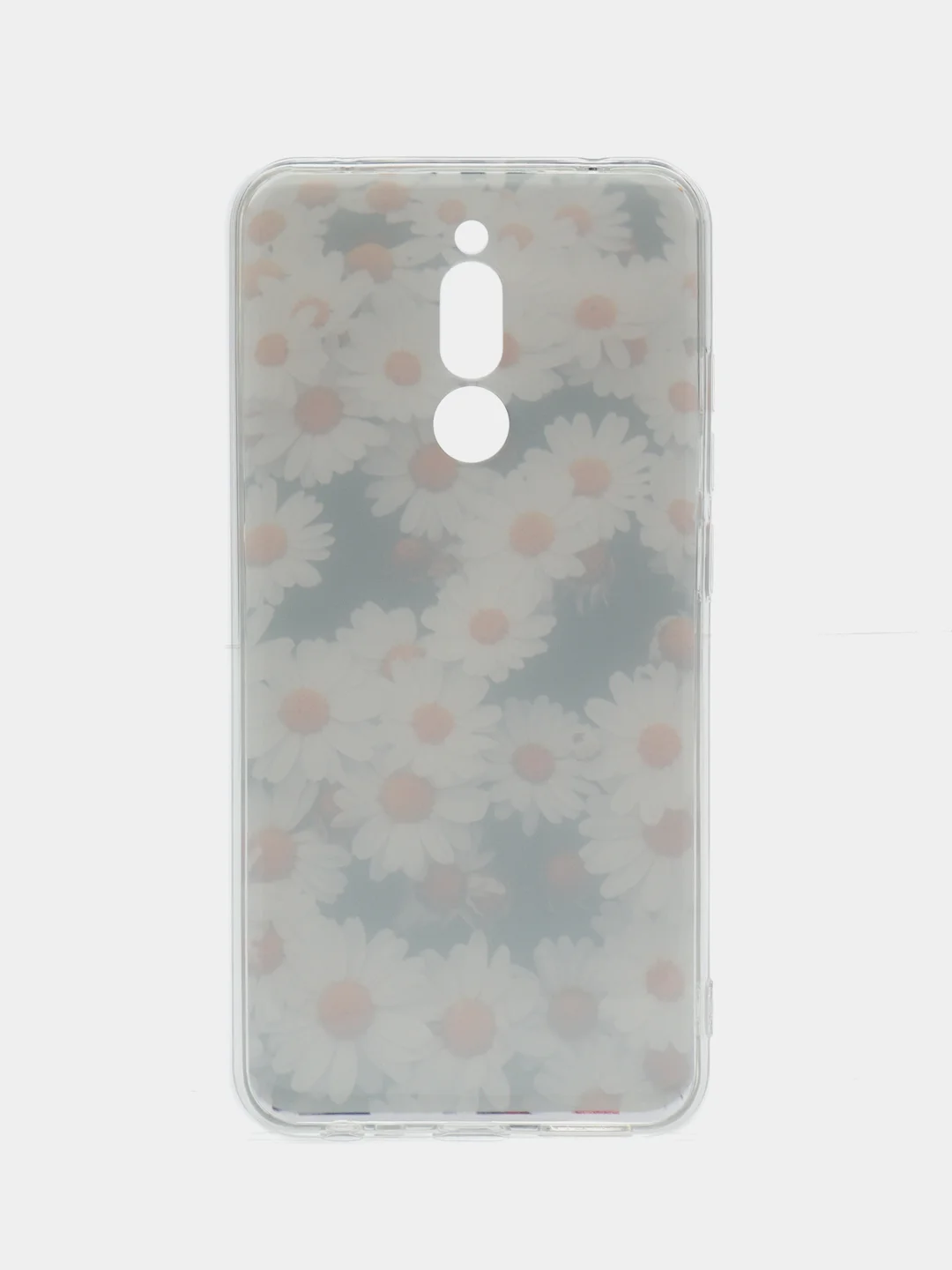 Золотой силиконовый чехол на Xiaomi Redmi 8 / Сяоми Редми 8 прозрачный, с рисунком, защита камеры