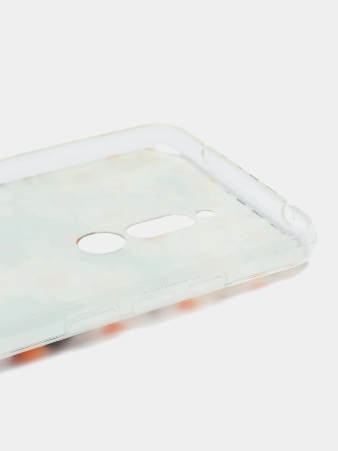 Золотой силиконовый чехол на Xiaomi Redmi 8 / Сяоми Редми 8 прозрачный, с рисунком, защита камеры
