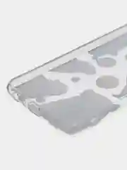 Терракотовый силиконовый чехол на Samsung Galaxy A32 / Самсунг А32 прозрачный с рисунком, защита камеры