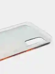 Светло-бежевый силиконовый чехол на Samsung Galaxy A51 / Самсунг А51 прозрачный с рисунком, защита камеры