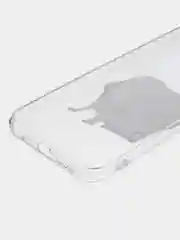 Бежевый силиконовый чехол на Xiaomi Redmi 9T / Редми 9Т прозрачный, с рисунком, защита камеры