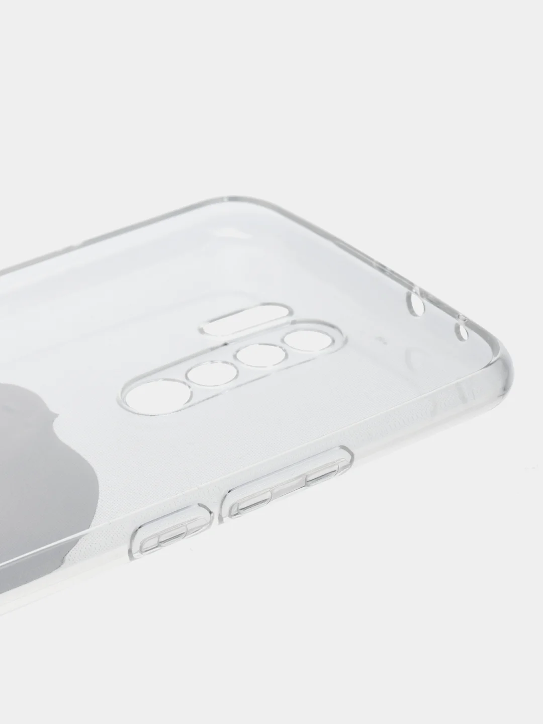 Бежевый силиконовый чехол на Xiaomi Redmi 9 / Сяоми Редми 9 прозрачный, с рисунком, защита камеры