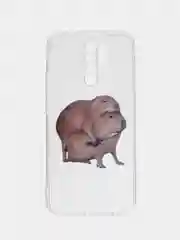 Бежевый силиконовый чехол на Xiaomi Redmi 9 / Сяоми Редми 9 прозрачный, с рисунком, защита камеры