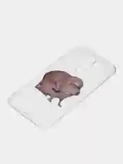Бежевый силиконовый чехол на Xiaomi Redmi 9 / Сяоми Редми 9 прозрачный, с рисунком, защита камеры
