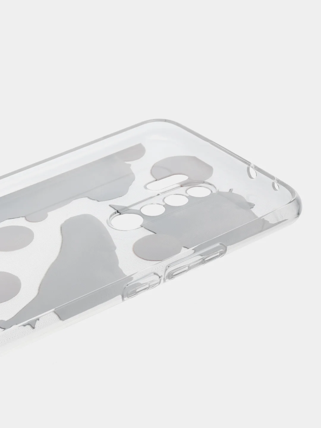 Терракотовый силиконовый чехол на Xiaomi Redmi 9 / Сяоми Редми 9 прозрачный, с рисунком, защита камеры