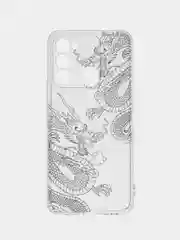Пудровый чехол на Tecno Spark Go 2022/8C/9 / Текно Спарк Гоу 2022/8С/9 прозрачный, с рисунком