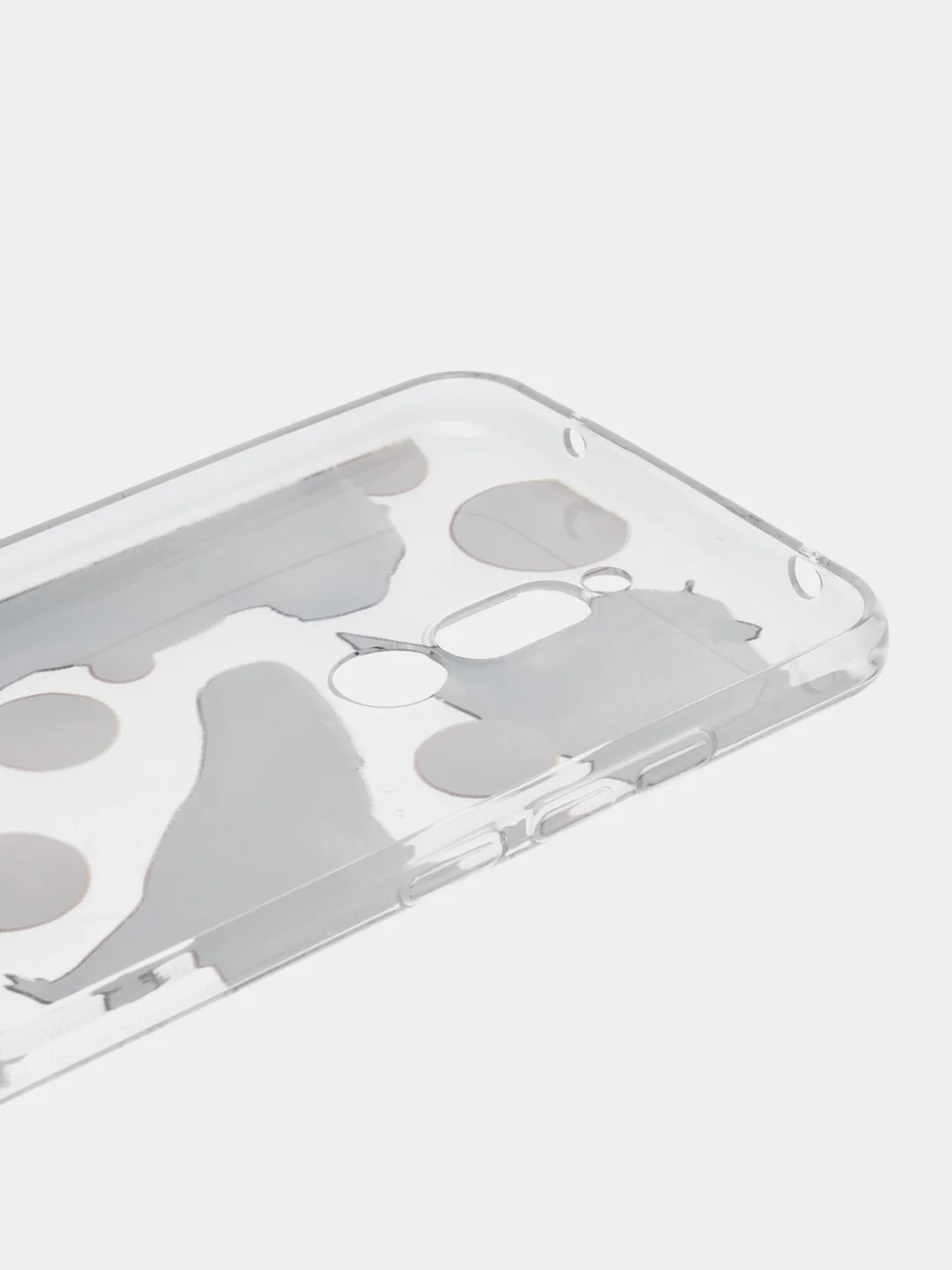 Терракотовый силиконовый чехол на Xiaomi Redmi 8 / Сяоми Редми 8 прозрачный, с рисунком, защита камеры