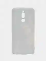 Светло-бежевый силиконовый чехол на Xiaomi Redmi 8 / Сяоми Редми 8 прозрачный, с рисунком, защита камеры