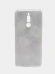 Кораллово-розовый силиконовый чехол на Xiaomi Redmi 8 / Сяоми Редми 8 прозрачный, с рисунком, защита камеры
