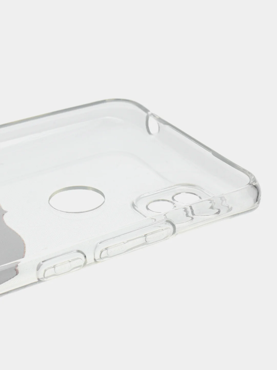 Бежевый силиконовый чехол на Xiaomi Redmi 9C / Сяоми Редми 9С прозрачный с рисунком, защита камеры