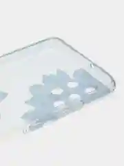 Лазурный силиконовый чехол на Samsung Galaxy A32 / Самсунг А32 прозрачный с рисунком, защита камеры