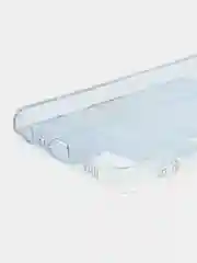 Лазурный силиконовый чехол на Samsung Galaxy A32 / Самсунг А32 прозрачный с рисунком, защита камеры