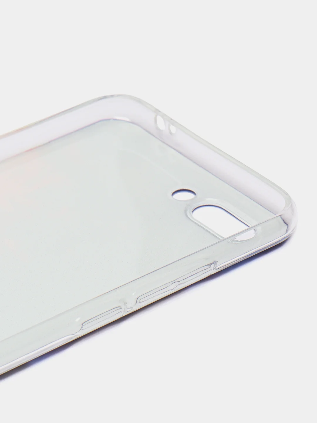 Фиолетовый силиконовый чехол на Honor 10 / Хонор 10 прозрачный, с рисунком, защита камеры
