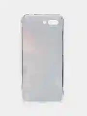 Фиолетовый силиконовый чехол на Honor 10 / Хонор 10 прозрачный, с рисунком, защита камеры