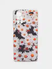 Золотой силиконовый чехол на Xiaomi Redmi 10 / Сяоми Редми 10 прозрачный с рисунком, защита камеры