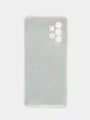 Светло-оранжевый силиконовый чехол на Samsung Galaxy A52/A52s / Самсунг А52/A52s прозрачный, с рисунком