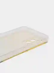 Горчичный силиконовый чехол на Samsung Galaxy A52/A52s / Самсунг А52/A52s прозрачный, с рисунком