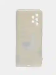 Горчичный силиконовый чехол на Samsung Galaxy A32 / Самсунг А32 прозрачный с рисунком, защита камеры