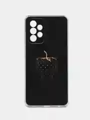 Разноцветный силиконовый чехол на Samsung Galaxy A52/A52s / Самсунг А52/A52s прозрачный, с рисунком