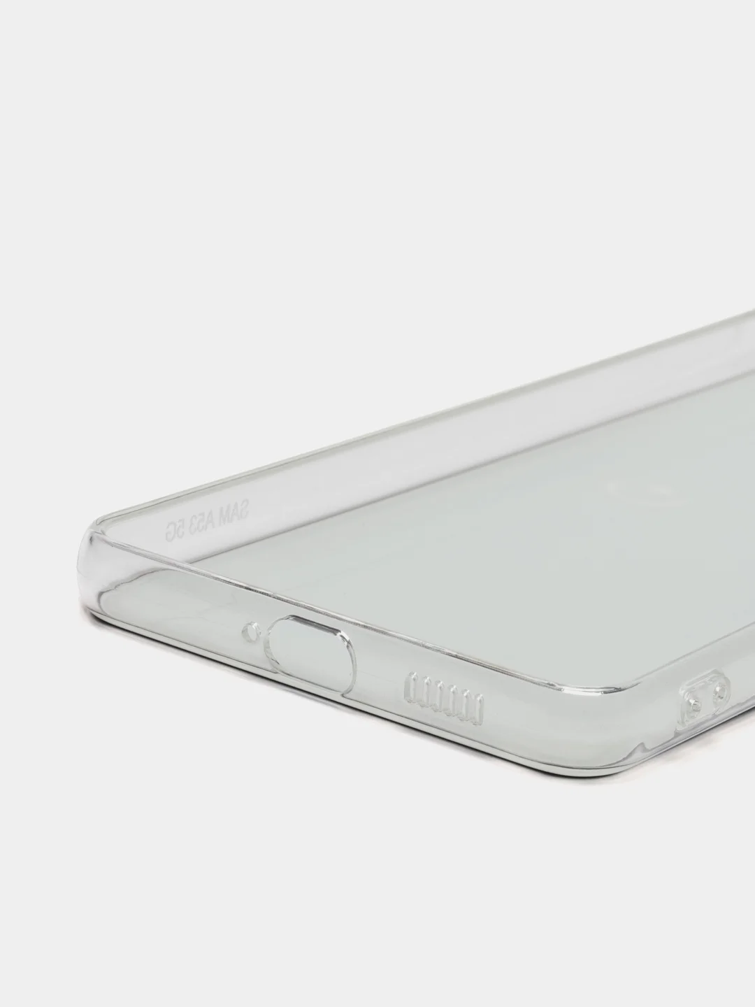 Шоколадный чехол на Samsung Galaxy A53 5G / Галакси А53 5G прозрачный, с рисунком, защита камеры