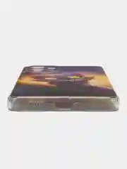 Индиго чехол на Samsung Galaxy A53 5G / Галакси А53 5G прозрачный, с рисунком, защита камеры