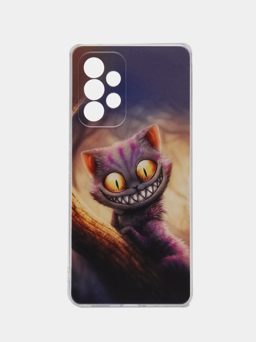Индиго чехол на Samsung Galaxy A53 5G / Галакси А53 5G прозрачный, с рисунком, защита камеры