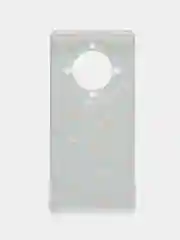 Светло-оранжевый силиконовый чехол на Honor X9A / Хонор X9A прозрачный, с рисунком, защита камеры
