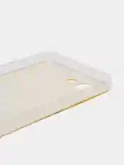 Горчичный силиконовый чехол на Realme C30 / Реалми С30 прозрачный, с рисунком, защита камеры