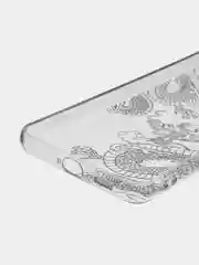 Пудровый чехол на Samsung Galaxy A53 5G / Галакси А53 5G прозрачный, с рисунком, защита камеры